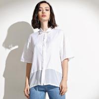ราคา Guy Laroche Guy Laroche เสื้อผู้หญิง เสื้อเชิ้ตผู้หญิง Sport Linen Shirt กีลาโรช เสื้อเชิ้ต สีขาวพื้น (GT6EWH) (3104046146)