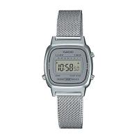 ราคา Casio Standard Digital นาฬิกาข้อมือผู้หญิง สายสแตนเลส รุ่น LA670,LA670WEM,LA670WEM-7 - สีเงิน (1146583515)