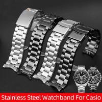 ราคา สแตนเลสสตีลสําหรับ Casio EDIFICE EFV-540 EFV-500 BEM501 EFS-S510 EFB-650 ECB900 Series นาฬิกาเข็มขัด 20 มม.22 มม.RRIP (43277858275)
