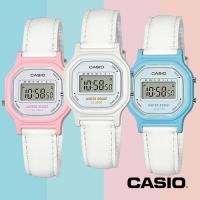 ราคา Casio แท้ รุ่นใหม่ นาฬิกาข้อมือผู้หญิง รุ่น LA-11WL สายหนัง สีพาสเทล หน้าปัดเล็ก (843454807)