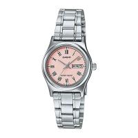 ราคา Casio Standard นาฬิกาข้อมือผู้หญิง สายสเตนเลส รุ่น LTP-V006,LTP-V006D,LTP-V006D-4B - สีเงิน (1331391266)
