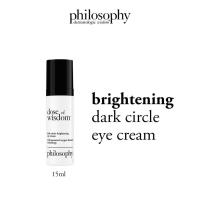 ราคา Philosophy dose of wisdom dark circle brightening eye cream 15ml (0.5oz) (29702047791)