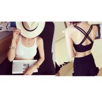 ราคา บราแฟชั่น ด้านหลังสายไขว้หลัง 2 เส้น รูป X สีดำ สีขาว # 3057 (379746099)