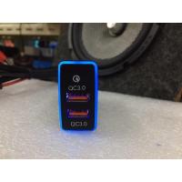 ราคา เบ้า USB Quick charge Max 3.0 x 2 USB สำหรับรถ Toyota Vigo แบบมีไฟสีฟ้า (51004946380)