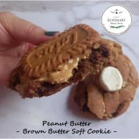 ราคา Peanut Butter - Brown Butter Soft Cookie - คุ้กกี้นิ่มบราวบัตเตอร์สอดไส้เนยถั่ว BSCK-002 (10189589625)