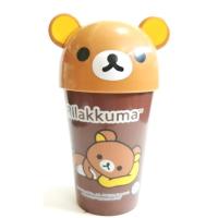 ราคา มือ2,ของสะสม แก้วน้ำพลาสติกสีน้ำตาลลาย รีรัคคุมะ พร้อมฝาปิดรูปหัว หมีรีลัคคุมะ Relakkuma (4819544659)