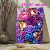 ราคา 【40*50 ซม.】Drofe, ระบายสีตามตัวเลข, ดอกไม้สีม่วง, ภาพวาดสีน้ํามันดิจิทัล, ภาพระบายสี, ภาพวาด DIY, ภาพวาดผ้าใบ, ภาพวาดสีน้ํามัน, ภาพระบายสีตามตัวเลข, การตกแต่ง (57800134717)