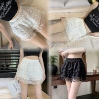ราคา กางเกง ขา สั้น ผู้หญิง สี พื้น เลกกิ้ง เอว ยาง ยืด ขอบ ลูกไม้ ดีเทล ลูกไม้ แต่ง ชั้นๆ ระบาย อากาศ ดี ผ้า ใส่ สบาย ทัน (47659298899)