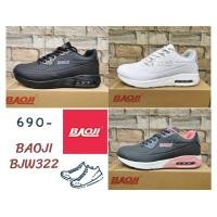 ราคา [ลดล้างสต๊อค หมดแล้วหมดเลย] Baoji บาโอจิ แท้100% รองเท้าผ้าใบผู้หญิง bjw322 (7450299974)