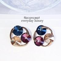 ราคา Fliz - LOVISA EARRING - AS19783 ต่างหูปาร์ตี้สตั๊ดคริสตัลผู้หญิง (29780015256)