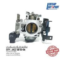 ราคา (ของแท้ถอด ) ปากลิ้นเร่ง (ลิ้นปีกผีเสื้อ) Honda City, Jazz GD 2003-2006 เครื่อง L15A 1.5L คันเร่งสาย (11483303862)