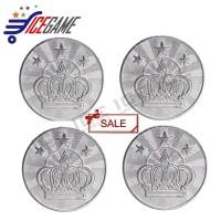 ราคา 100 ชิ้นจํานวนมากห้องซักผ้า tokens crown โลโก้ tokens 100 ชิ้นแพ็ค (40506863382)