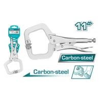 ราคา TOTAL คีมล็อคตัวซี รุ่น THT111113 ขนาด 11 นิ้ว คีมล็อค ( C-Clamp Locking Plier ) (22751095290)