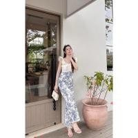 ราคา (m-2xl) จั๊มสูทขายาว แขนระบาย ช่วงกางเกงผ้ายีนส์ ผ้าดีมาก สวยหวานมากๆ ลายแบรนด์ งานป้าย brt (26305835545)