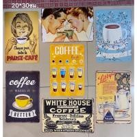 ราคา ของแต่งบ้านแต่งร้านกาแฟป้ายสังกะสีวิลเลจ20*30ซม. (17765622546)
