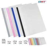 ราคา แฟ้มสันรูด ปกรายงานพลาสติกใส ขนาด A4 พร้อมสันรูดพลาสติกยาว 11.75 นิ้ว มีความหนาให้เลือก 3-6 มม. (25495041635)