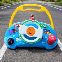 ราคา ของเล่นหัดขับรถ ของเล่นเสริมพัฒนาการเด็ก หัดขับเด็ก Fisher-Price Laugh & Learn Puppy's Smart Stages Driverแท้มือสอง (43479815457)