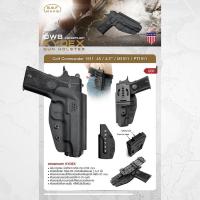ราคา DC221 B.B.F ซองพกนอก #Outside KYDEX Holster รุ่น ColtCommander 1911 .45 (21825103788)