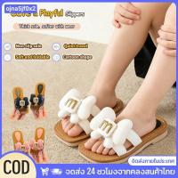 ราคา รองเท้าแตะเจ้าหญิงผูกโบว์สำหรับเด็กผู้หญิง กันลื่น สำหรับฤดูร้อน (46860324219)