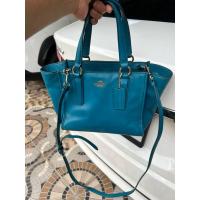 ราคา COACH CROSBY MINI แท้มือสอง อะไหล่เงิน CARRYALL IN CROSSGRAIN LEATHER (29850365551)