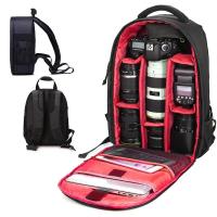 ราคา Multi-functional Camera Bag Nikon Canon Digital Lens Outdoor Photography Backpack Lightweight Waterproof Fabric Large Ca (27719216580)
