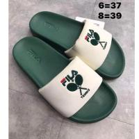 ราคา มาใหม่,,Size.37 งานปัก [ลิขสิทธิ์แท้จากชอป] **(ราคาป้าย 690) FILA Player รองเท้าแตะผู้หญิง (22257693172)