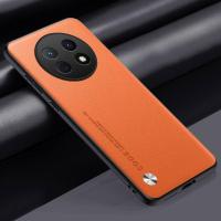 ราคา สําหรับ Huawei Nova 14i กรณีหรูหรา PU หนังซิลิโคนกันชนกันกระแทกเคสโทรศัพท์สําหรับ Huawei Nova 14i Nova14i STG-LX2 ปลอก Matte ฝาครอบ (46301536288)