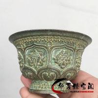ราคา รวบรวมโลกสนิมสีเขียวแปดสมบัติชามบัวเงินโชคลาภ-โรงแรมห้องโถงบูชาถ้วยน้ําสินค้าเก่าเครื่องประดับวัตถุโบราณ (28494647765)