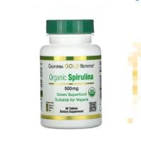 ราคา California Gold Nutrition Organic Spirulina, USDA Organic, 500 mg, 60 Tablets (4797791442)