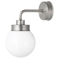 ราคา [IKEAแท้ ถามก่อนสั่ง] FRIHULT ฟรีฮุลท์ โคมไฟติดผนัง, สีสเตนเลส (54051059000)