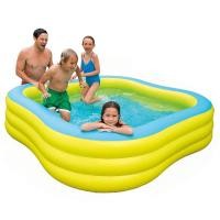 ราคา ลดโหด 50% Intex 57495 สระน้ำ เป่าลม สี่เหลี่ยม บีชเวฟ สระว่ายน้ำเป่าลม (28530803782)