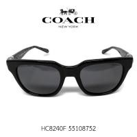 ราคา แว่นตากันแดดผู้หญิง COACH รุ่น HC8240F 55108752 Black/dark grey solid สินค้าแบรนด์เนมของแท้ 100% (8169454705)
