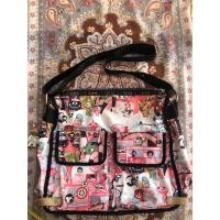ราคา กระเป๋ามือสอง#กระเป๋าผ้ามือสอง lesportsac สีชมพูลาย (3182253596)