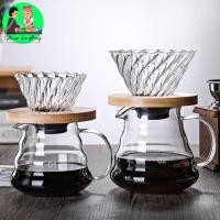 ราคา ชุดดริปกาแฟ เหยือกดริปกาแฟ แก้วดริปกาแฟ กาดริปกาแฟ ดริปกาแฟ 350ml และ 500ml ความแข็งแรงสูง ความโปร่งใสสูง simple coffeeT (29010073565)