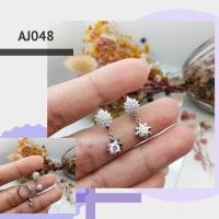 ราคา มาธาริ ต่างหูแบบหนีบดอกทานตะวันเงินแท้ 925 ชุบทองคําขาว - อจ048 สําหรับเด็ก วัยรุ่น ผู้ใหญ่ (52554236307)