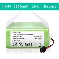ราคา 14.4V แบตเตอรี่ลิเธียมไอออน 6800mAh สำหรับ Conga 990 1090 Tesvor X500 Ecovacs Deebot N79 N79S DN622 (44701250207)