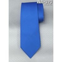 ราคา เนคไทผ้าไหมสีพื้น เนื้อเรียบ ขนาดกว้าง 2.7นิ้ว สีน้ำเงิน รหัส NA-ST-NA-390 (29114371106)
