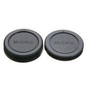 ราคา Rear Lens Cap ฝาปิดท้ายเลนส์ + Body Cap ฝาปิดบอดี้ Micro M4/3 m43 Olympus Panasonic GF1/GF2/GF3 S0839 (24705888753)