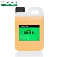 ราคา น้ำมันงาดำสกัดเย็น100% (SESAME OIL - VIRGIN COLD PRESSED) ขนาด1ลิตร Cosmetic Grade (27270278742)