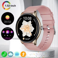 ราคา สมาร์ทวอทช์หน้าจอ AMOLED สําหรับผู้ชายและผู้หญิง - รองรับการโทรผ่านบลูทูธ, วัดอัตราการเต้นของหัวใจ, การติดตามการนอนหลับ, กันน้ํา, ฟิตเนสกีฬา (44709152071)