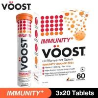 ราคา Voost Immunity Orange Zest Effervescent Tablets 60 Pack วิตามินเสริมภูมิคุ้มกัน แบบเม็ดฟู่ (14085966456)