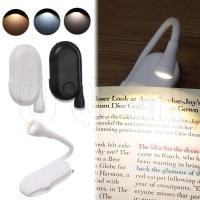 ราคา คลิปหนีบหนังสือ ขนาดเล็ก - 360° โคมไฟอ่านหนังสือ LED แบบคลิปหนีบ ปรับได้ ยืดหยุ่น ชาร์จไฟได้ ถนอมสายตา (24921894115)