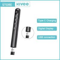 ราคา KIVEE Laser Pointer Wireless Presenter USB Remote PPT 2.4GHz เลเซอร์พอยเตอร์ for Windows MacOS (29585245450)