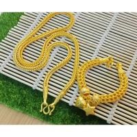 ราคา สร้อยคอสี่เสา 5 บาท สร้อยข้อมือ 5 บาท ทองไมครอน ชุบเศษทอง เหมือนแท้ (15356123777)