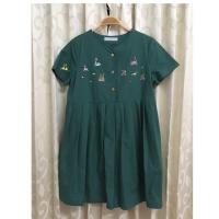 ราคา เดรสทรงแม่บ้านญี่ปุ่น สีเขียวหัวเป็ด (5309725301)