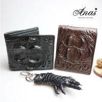 ราคา กระเป๋าสตางค์หนังจระเข้แท้ กระเป๋าหนังจระเข้แท้ กระเป๋าหนังแท้ ส่วนโหนกหัว แถมมือจระเข้ รับประกันสินค้า หนัง (12550641118)