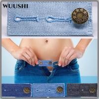 ราคา WUSHI 4PCS กางเกงยีนส์เอว Extension Snap DIY หัตถกรรมผู้ชายผู้หญิงปรับเสื้อผ้า Fastener (50908847173)