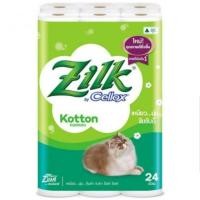 ราคา กระดาษชำระ Zilk by Cellox ขนาด 24 ม้วน (2801621746)