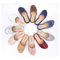 ราคา Saramanda รุ่น 202025 รองเท้าแตะผู้หญิง แบบสวม หนังแกะ มี 8 สี (10237107847)