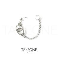 ราคา ต่างหูโซ่กุญแจมือ (เจาะ 1 รู ข้างบนหนีบ) (929264703)